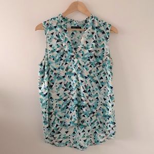 MANDY EVANS | polyester sleeveless top SZ medium